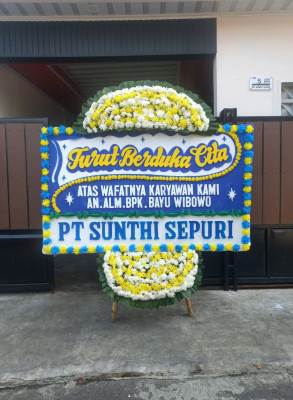 Papan Bunga Duka di Ulugawo
